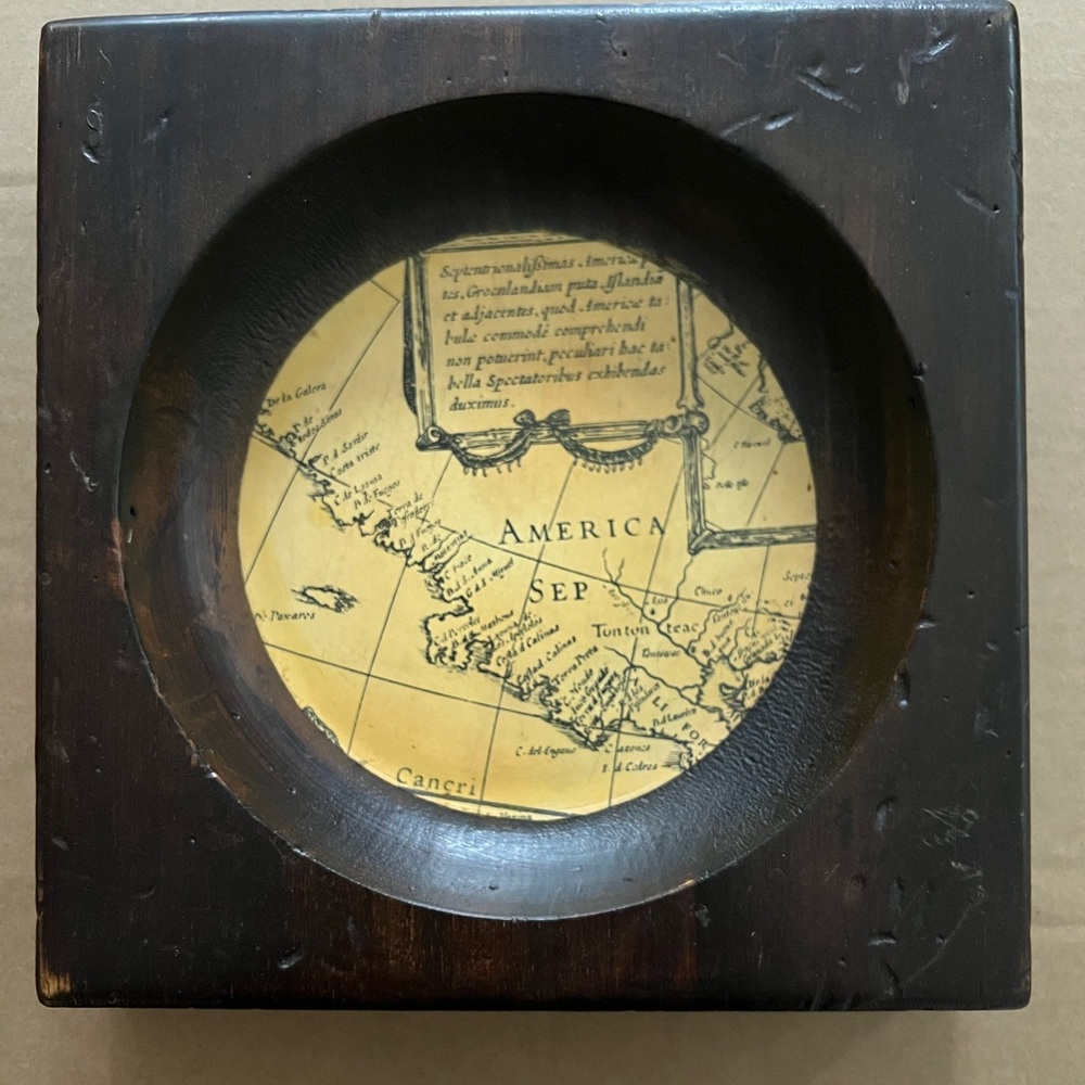 Vintage Florentinia wood tray
